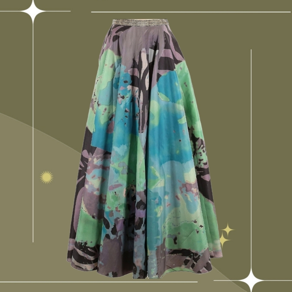 🍋✨Anthro Geisha Designs Pintura Maxi Skirt size 4